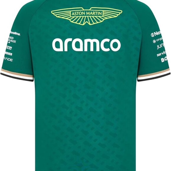 2x Aston Martin F1 Men's 2024 Team Polo - Green - Size: Medium - Picture 3 of 10